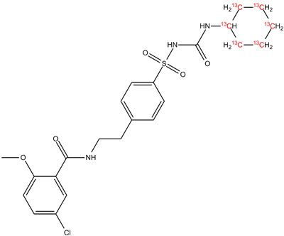 Show details of Glibenclamide 13C6