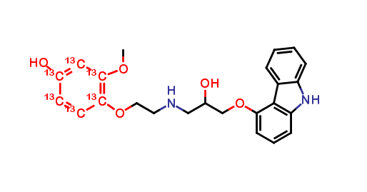 4-Hydroxycarvedilol-13C6