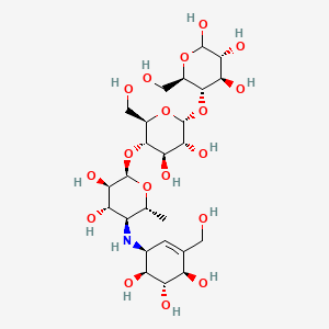 Show details of Acarbose for peak identification(Secondary Standards traceble to EP)