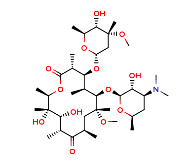 Show details of Clarithromycin EP impurity B