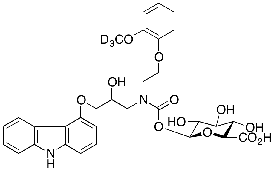 Carvedilol-d3 N’-Carbamate ?-D-Glucopyranuronic Acid