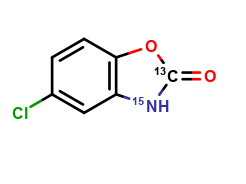 Show details of Chlorzoxazone 13C15N
