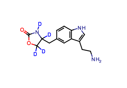 Show details of Didesmethyl Zolmitriptan-d4
