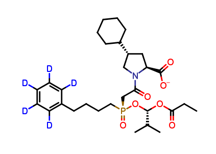 Show details of Fosinopril-d5 Sodium Salt