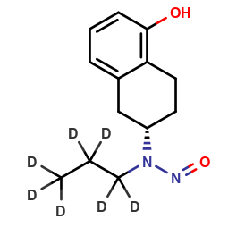 Show details of N-nitroso Rotigotine impurity B-D7